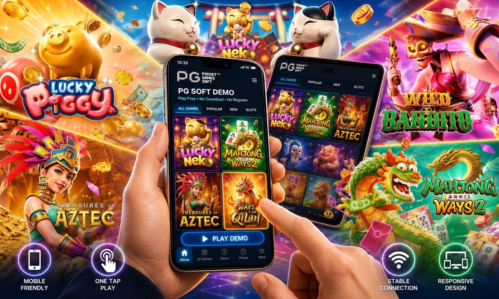 PG Slot Demo mobile experience on smartphone