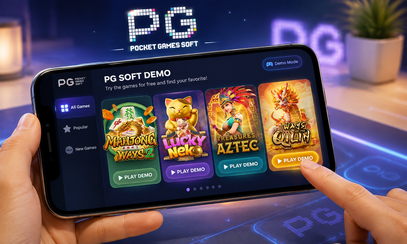 PG Soft slot demo experience