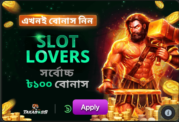 Takaboss Slot Lovers Bonus