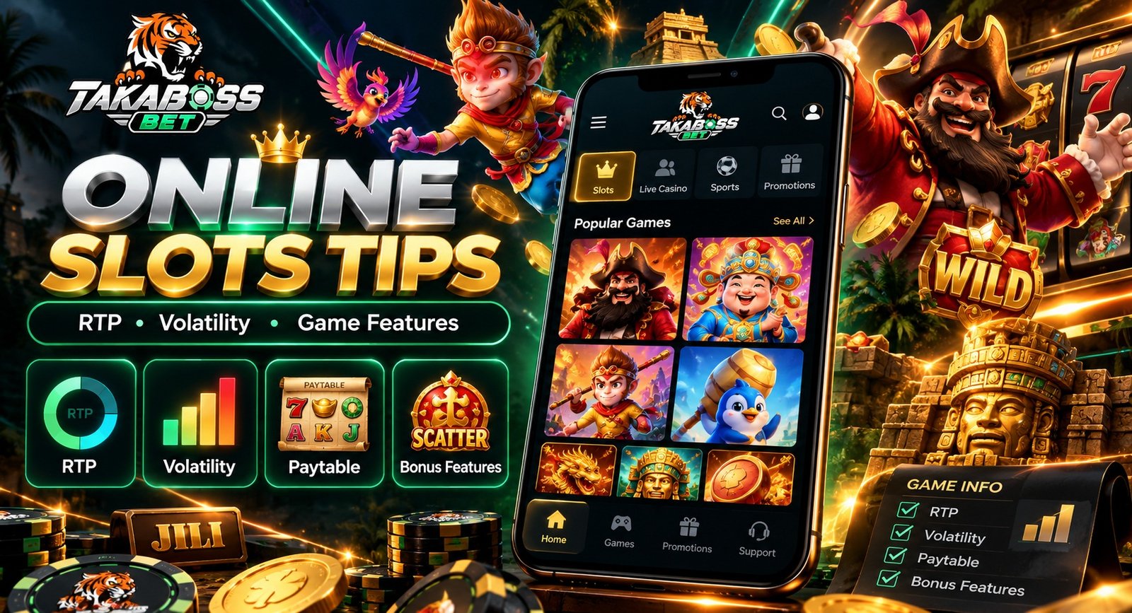 Online Slots Tips Bangladesh - RTP, Volatility and Game Features guide